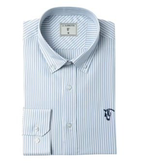 Camisa Oxford rayas La Garrocha | Azul celeste