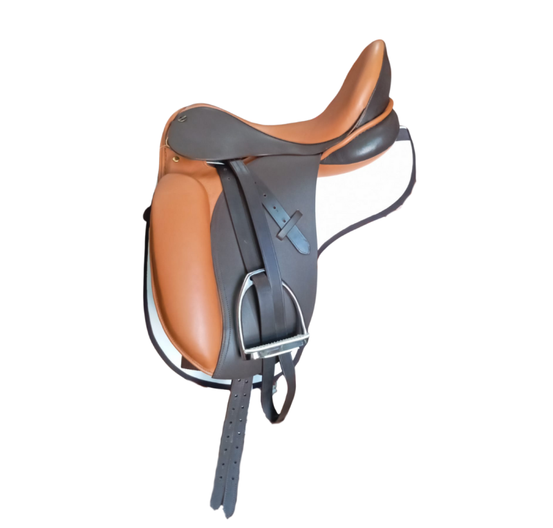 Silla inglesa de doma Neus | Bicolor