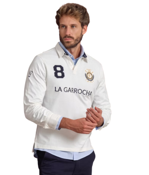 Polo hombre parches La Garrocha