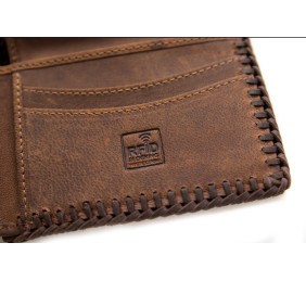 Cartera americana 7313 | Marrón