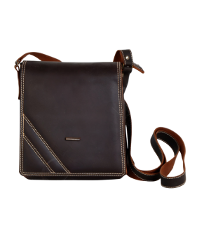 Bolsito Amazona Riñonera Cuero Picado Flores