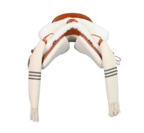 Silla vaquera mixta de fibra modelo Laura | Varios colores