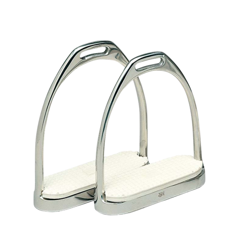 Estribo inglés inoxidable con taco