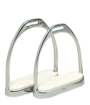 Estribo inglés inoxidable con taco