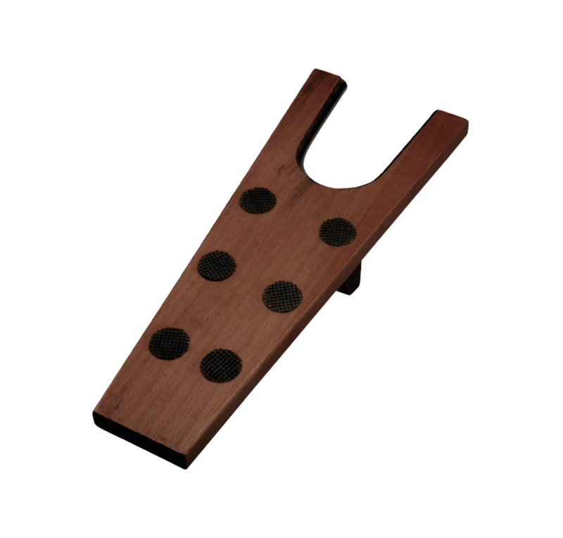 Sacabotas de madera con inserciones de goma