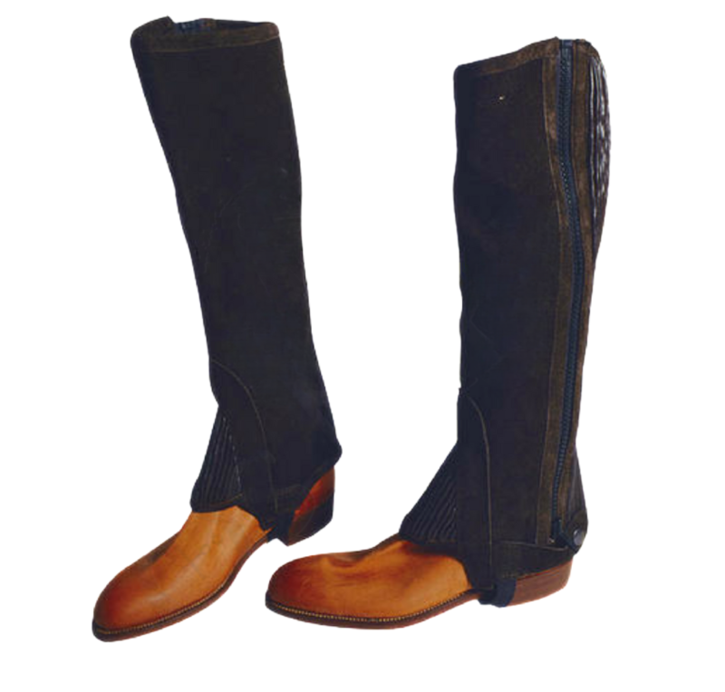 Polaina Serraje Felpa Con Fuelle Elástico