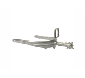 Espuela vaquera 'Los Nietos' | Inoxidable | Ruleta vaquera | Gallo recto