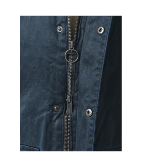 Chaleco efecto encerado | Marino