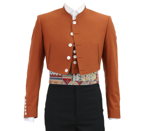 Chaqueta y chalequillo | Éster | Tabaco