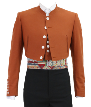 Chaqueta y chalequillo | Éster | Tabaco