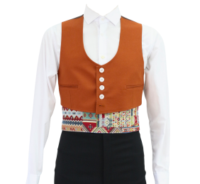 Chaqueta y chalequillo | Éster | Tabaco