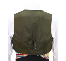 Chaqueta y chalequillo | Sarga | Verde caza