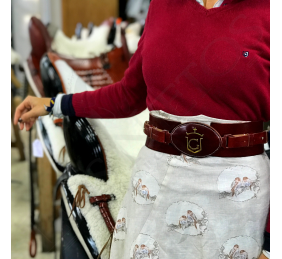 Cinturón 'Candelaria' Hebilla Personalizada | Hecho a Mano