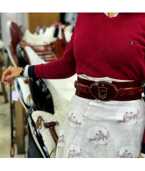 Cinturón 'Candelaria' Hebilla Personalizada | Hecho a Mano