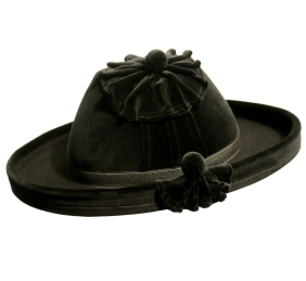 Catite de terciopelo negro