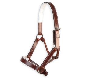 Cabezada de cuadra 'Los Nietos' | Marrón y blanco