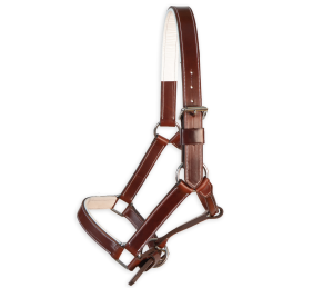 Cabezada de cuadra 'Los Nietos' | Marrón y blanco