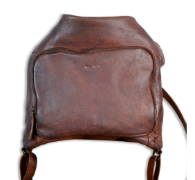 Bolso-Mochila de Cuero STN00920| Color cuero