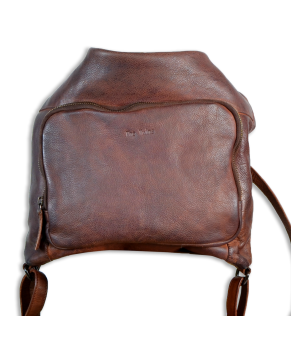 Bolso-Mochila de Cuero STN00920| Color cuero