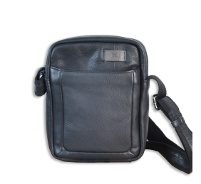 Bolsito Bandolera Cuero VIA06603| Color negro