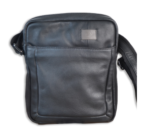 Bolso Bandolera Cuero grande VIA06602| Color negro