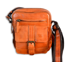 Bolsito Bandolera Cuero WAL0002| Color cuero