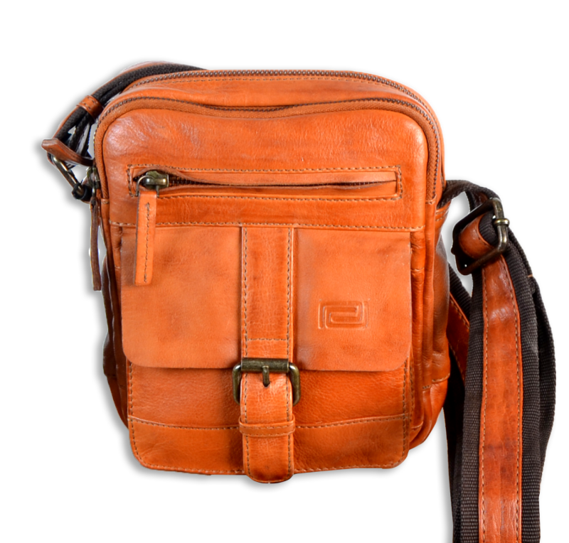 Bolsito Bandolera Cuero WAL0002| Color cuero