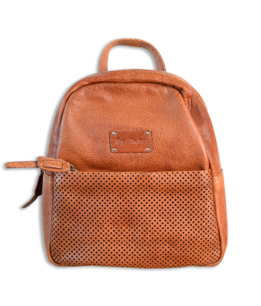 Mochila de Cuero CRA00| Color cuero