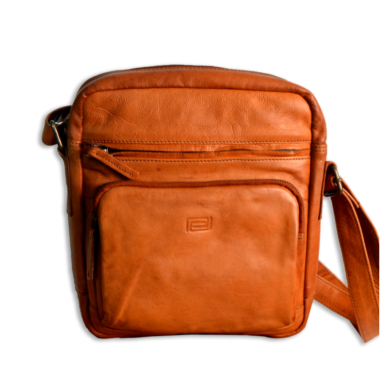 Bolsito Bandolera Cuero WAL05720| Color cuero