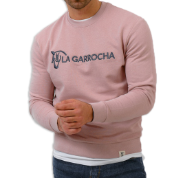 Sudadera básica 'La Garrocha' | Rosa
