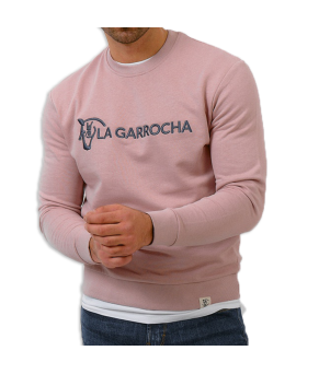 Sudadera básica 'La Garrocha' | Rosa