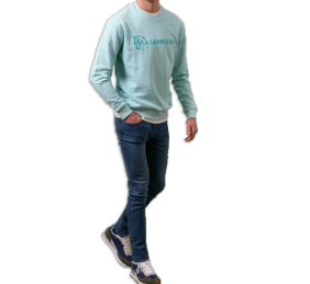Sudadera básica 'La Garrocha' | Agua