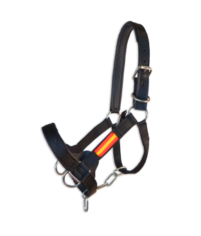 Cabezada cuadra nylon extra "Los Nietos Dressage" | Varios colores