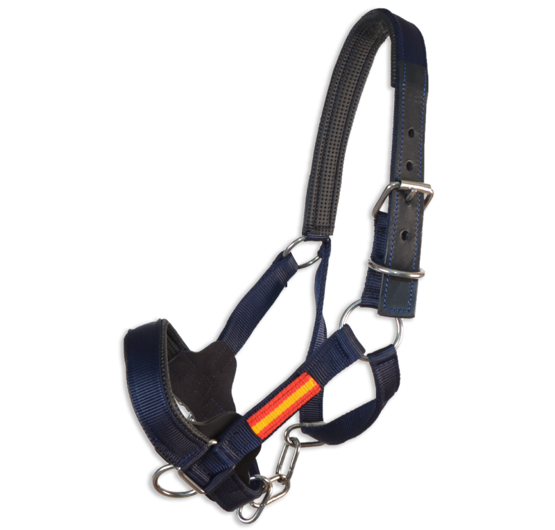 Cabezada cuadra nylon extra "Los Nietos Dressage" | Varios colores