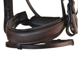 Cabezada inglesa doma 'Los Nietos Dressage' con doble rienda | Varios colores